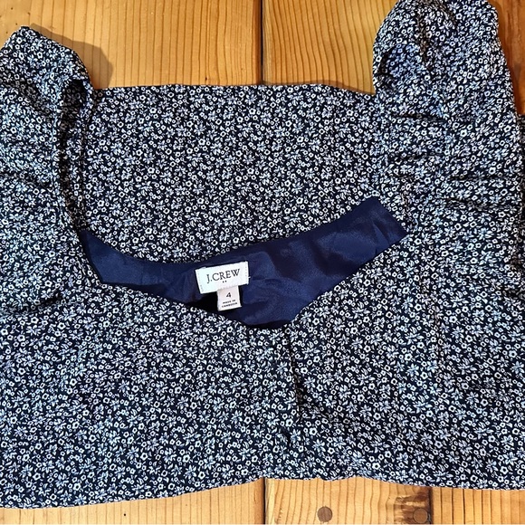 J. Crew sleeveless button up ruffle top - Picture 4 of 5